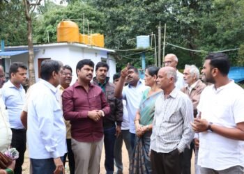 ಸಮಗ್ರ ಜಿಲ್ಲೆ ಅಭಿವೃದ್ಧಿಗಾಗಿ ಪಣ : ಬಿ ವೈ ರಾಘವೇಂದ್ರ | ರಿಪ್ಪನಪೇಟೆಯಲ್ಲಿ ಶಿವಮಂದಿರ, ರಾಮಭವನ ಕಾಮಗಾರಿ ವೀಕ್ಷಣೆ