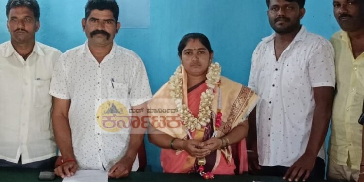 ಕರಿಮನೆ ಗ್ರಾಪಂ ನೂತನ ಉಪಾಧ್ಯಕ್ಷರಾಗಿ ದೇವಮ್ಮ‌ಗೋಪಾಲ್ ಅವಿರೋಧ ಆಯ್ಕೆ