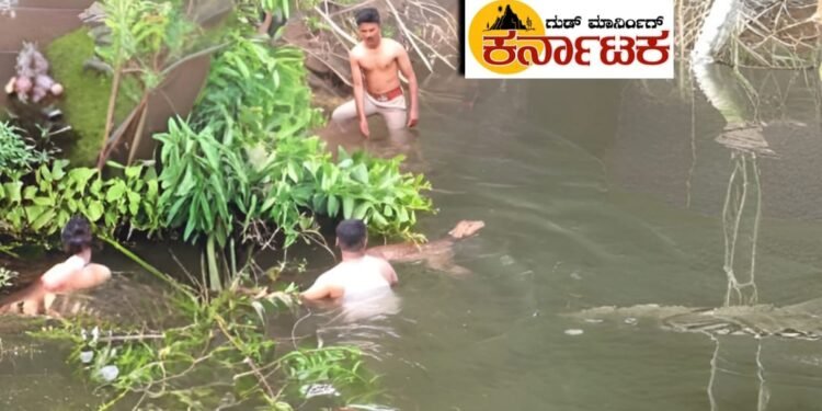 ಮುಳುಗುತ್ತಿದ್ದ ಜಿಂಕೆಮರಿ ಬಚಾವ್!